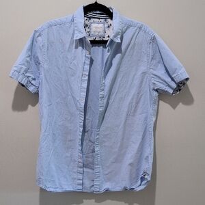 Denim & Flower Light Blue Casual Button Down Shirt
